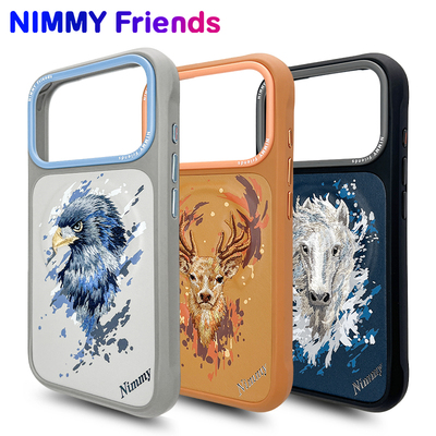 NIMMY Friends 磁吸炫猛 刺繡殼 適用於iPhone 17 Pro/17 Pro Max/ 18 Pro/ 18 Pro Max手機保護套