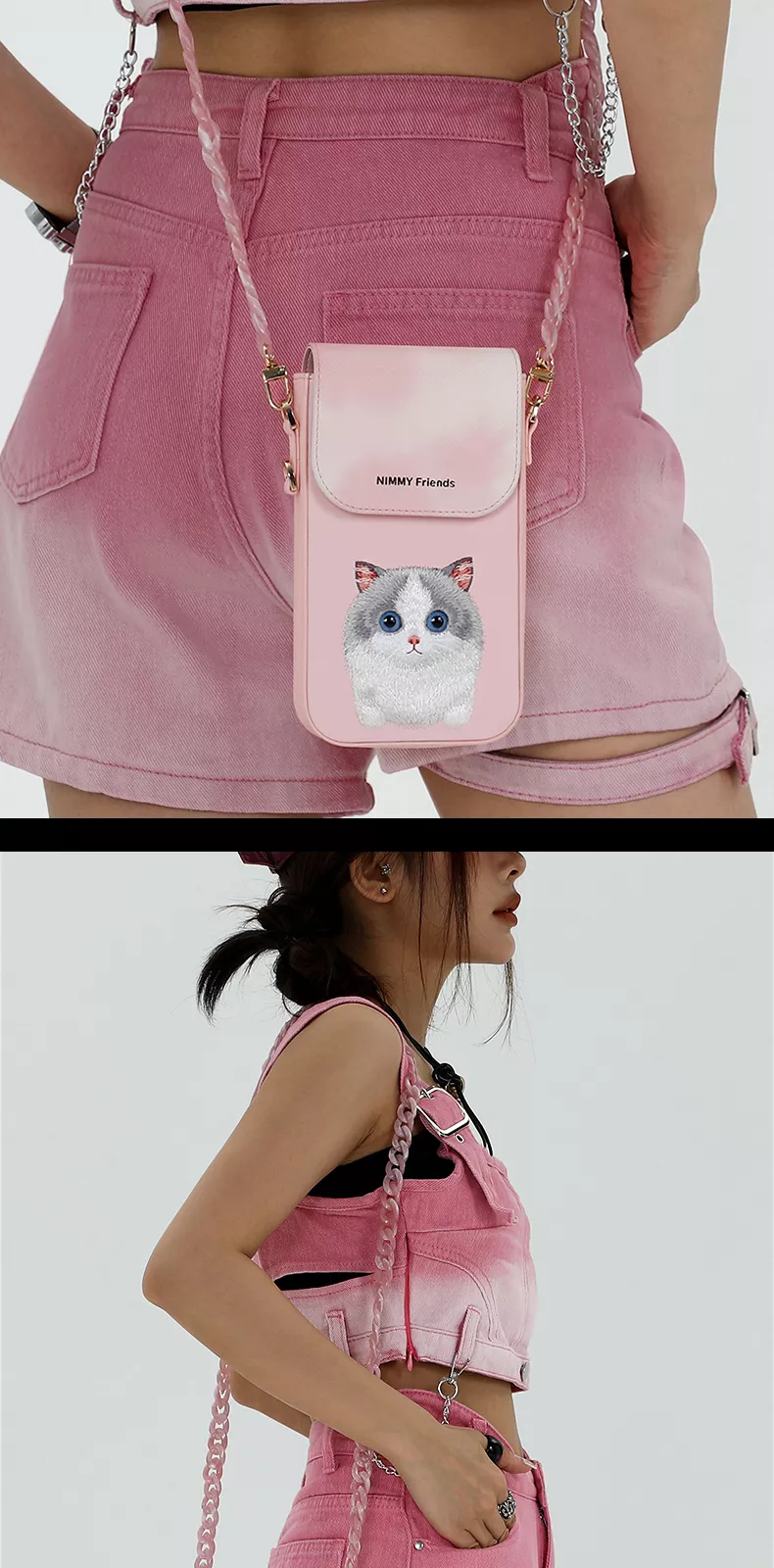 NYNページ Nimmy NEW big-eyed cute series mobile phone bag - 其享實業