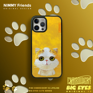 Nimmy你米 大眼萌寵系列手機殼 巴哥柴犬 適用蘋果12promax手機殼iphone12可愛橘貓巴哥狗狗